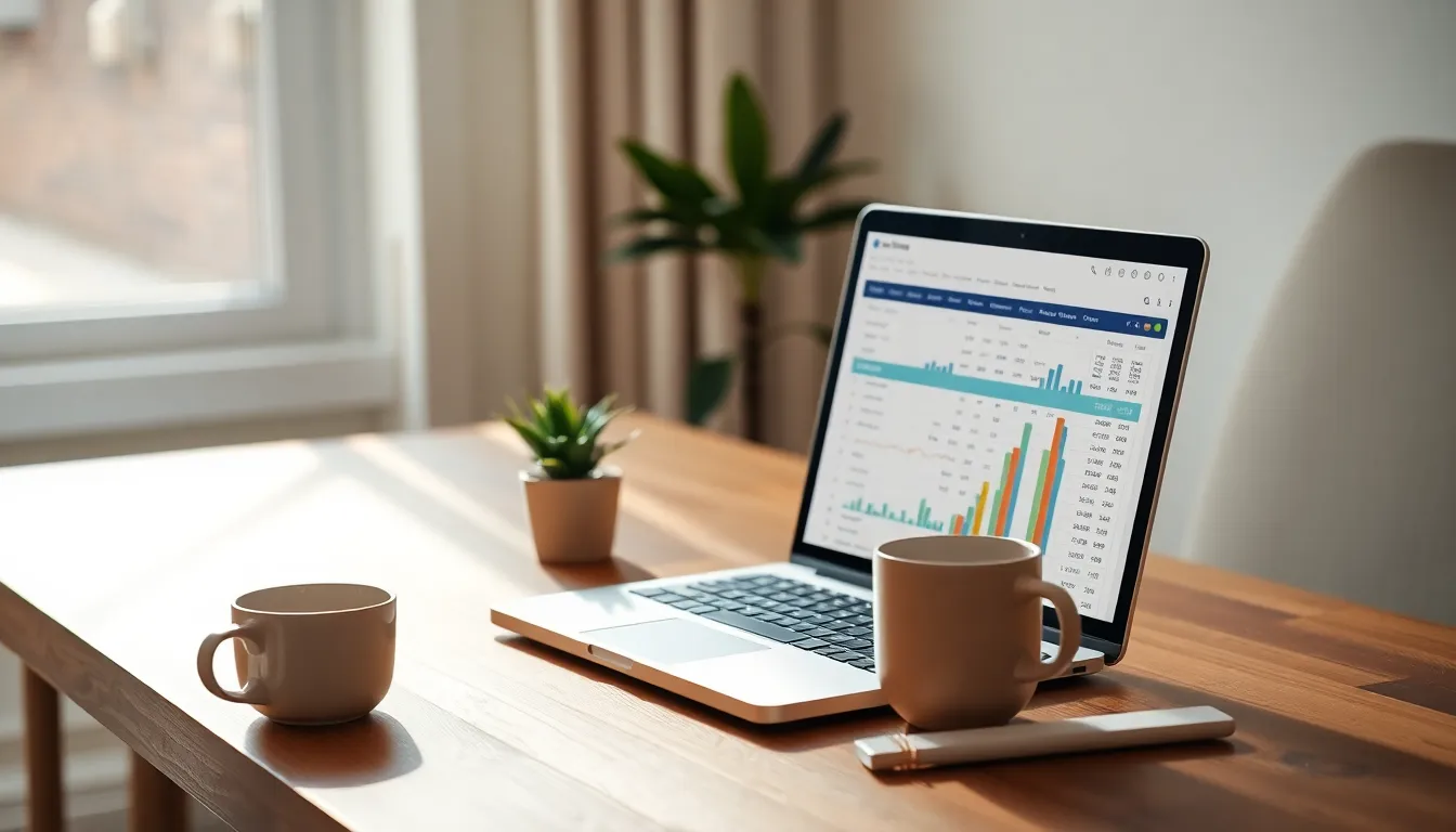 N잡러가 노트북으로 작업하는 모습