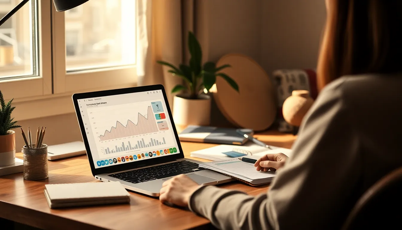 N잡으로 노트북 앞에서 일하는 사람의 모습