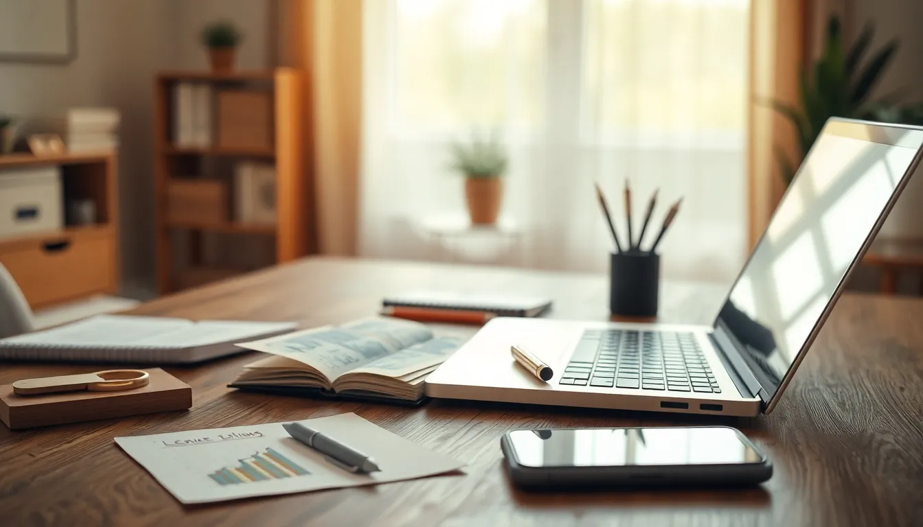 N잡러의 업무 공간 이미지