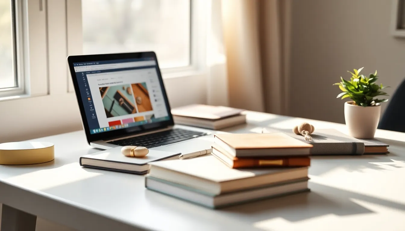 N잡을 위한 노트북과 커피, 아이디어 노트